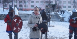 Открыло ночь шоу от клуба &quotБратина&quot Мария Золотарева, MagadanMedia