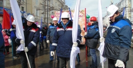 Энергетическая компания приняла участие в первомайском шествии Мария Золотарева, MagadanMedia