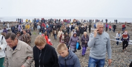 Колымчане увидели кормление моря Мария Золотарева, MagadanMedia