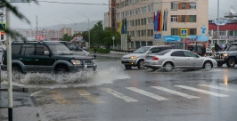 Из-за сильных дождей Магадан уходит под воду Александр Крылов, MagadanMedia