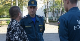 Инструктаж на тему пожарной безопасности Пресс-служба ГУ МЧС России по Магаданской оласти