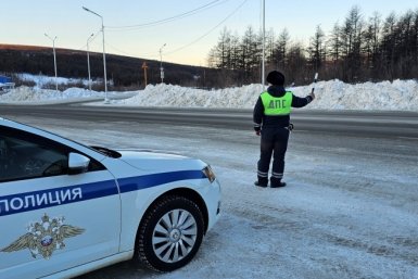 Тематическое фото ГИБДД УМВД России по Магаданской области