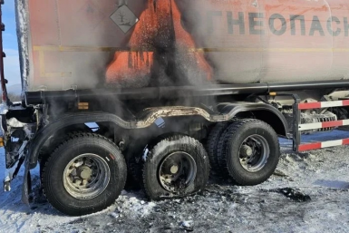 С места происшествия ГУ МЧС России по Магаданской области