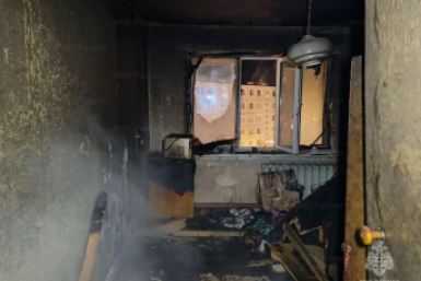 С места происшествия ГУ МЧС России по Магаданской области