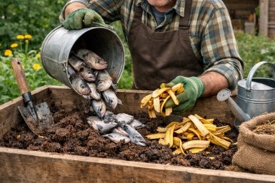 Дачникам врут про пользу навоза, банановой кожуры и рыбьих голов Сгенерировано chat.qwen.ai