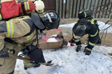 В Магадане тушили подвал жилого дома на Набережная реки Магаданки ГУ МЧС России по Магаданской области