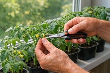 Зачем опытные дачники уничтожают первые бутоны на рассаде Сгенерировано chat.qwen.ai