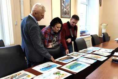 В Магадане Ассоциация рыбопромышленников подвела итоги конкурса детского рисунка