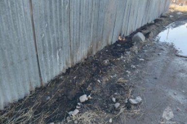 С места происшествия ГУ МЧС России по Магаданской области