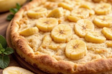 Мешаю муку с маслом и режу банан: Получаю вкуснющий пирог на песочном тесте за 30 минут
