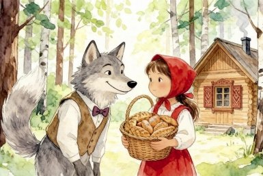 Вы знаете, сколько пирожков Шапочка несла бабушке, если ответите на 5/5 вопросов теста