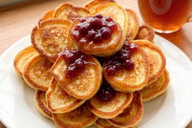 Самые пышные оладьи без муки и дрожжей: Рецепт от бабули из СССР поражает простотой