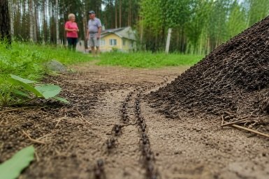 Кипяток, уксус и кофейная гуща: Муравьи исчезнут за 3 дня — поливаю муравейник, и они уходят сами