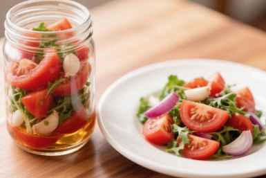 Бросаю помидоры в банку: Вкусный салат подаю на стол через 1 час