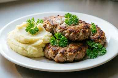 Рубленые котлетки пышнее облака: вкусные, нежные, сочные — все просто, ничего лишнего