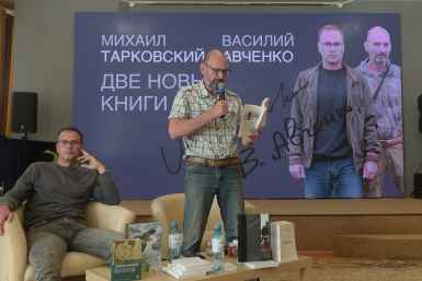 Встреча с писателями Василием Авченко и Михаил Тарковским Павел Жданов