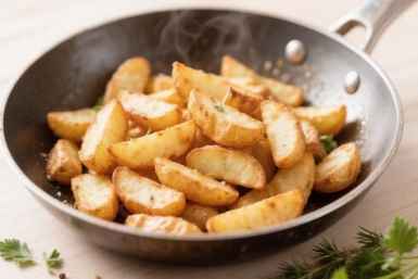 Моя жареная картошка - самая вкусная: Хрустящая корочка и мягкая серединка - 1 хитрость