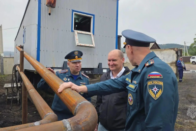 Учения пресс-службы ГУ МЧС по Забайкалью