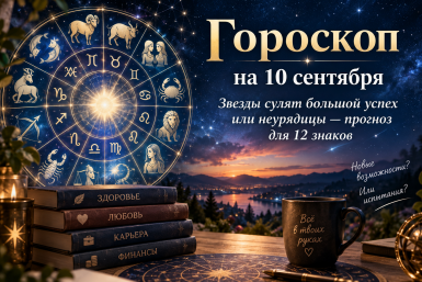 Гороскоп на 10 сентября: звезды сулят большой успех или неурядицы - прогноз для 12 знаков