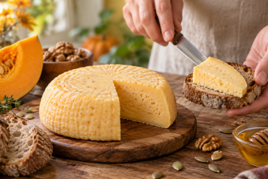 Кладу 200 г тыквы в молоко — через 2 часа домашний сыр вкуснее магазинного: нежный, сливочный, без закваски