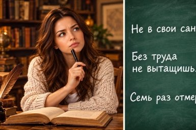 ТЕСТ из 5 русских пословиц и поговорок, где "сыпятся" даже самые умные. А вы?