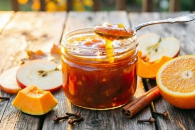 На вид - янтарный, по вкусу - как конфетка: в октябре готовим обалденный яблочно-тыквенный джем