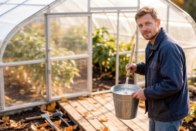1 кусок на ведро воды в ноябре: Теплица как новая - ни фитофтороза, ни серой гнили и даже кладоспориоз гибнет за ночь