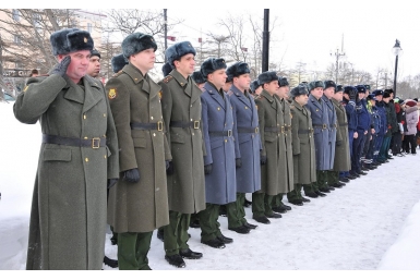 Лития и митинг прошли в колымской столице на Аллее славы, в День вывода Советских войск из Афганистана Пресс-служба мэрии Магадана