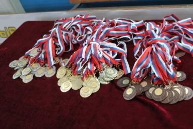 Награды для призеров чемпионата по художественной гимнастике Юлия Чухломина, ИА MagadanMedia