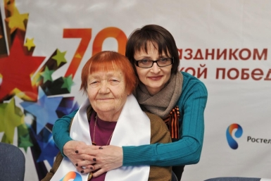 Евдокия Овчинникова с дочерью Пресс-служба компании &quotРостелеком&quot