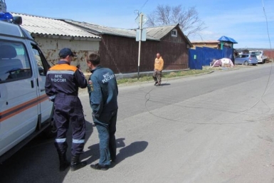 Сотрудники МЧС оперативно прибыли на место Пресс-служба ДВРПСО МЧС Росси