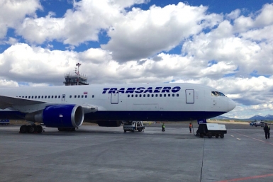 Boeing авиакомпании Трансаэро ИА MagadanMedia