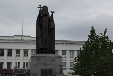 Памятник святителю Иннокентию Московскому установили в Магадане Пресс-служба правительства Магаданской области