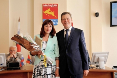 Награждение Пресс-служба мэрии Магадана