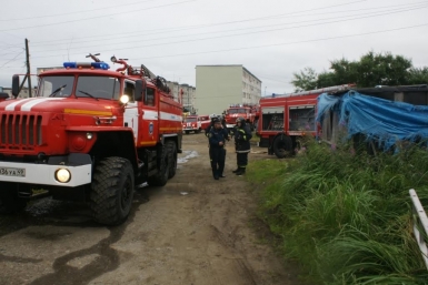 Пожар Пресс-служба ГУ МЧС России по Магаданской области