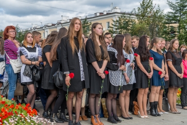 В митинге приняли участие школьники Александр Крылов, MagadanMedia