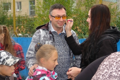 Спортивный праздник в микрорайоне Автотек Наталья Алексеева