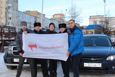 Ренат Муслимов и Олег Сушков продолжили состязания на знание правил дорожного движения ИА MagadanMedia