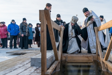 Чин освящения воды Александр Крылов, MagadanMedia