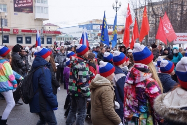 Руководитель колымских либерал-демократов принял участие в праздничном концерте &quotКрымская весна! Мы вместе!&quot Пресс-служба Магаданского регионального отделения ЛДПР