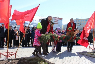 В честь дня рождения Ленина активисты устроили митинг пресс-служба ОК КПРФ