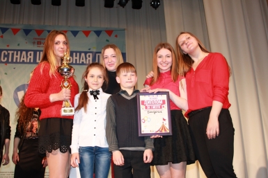 Dangerous победили в финале областных игр школьной лиги КВН в Магадане Полина Новыш, ИА MagadanMedia
