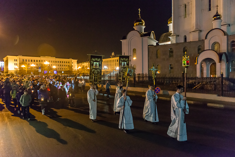 Крестный ход, Фото с места события собственное