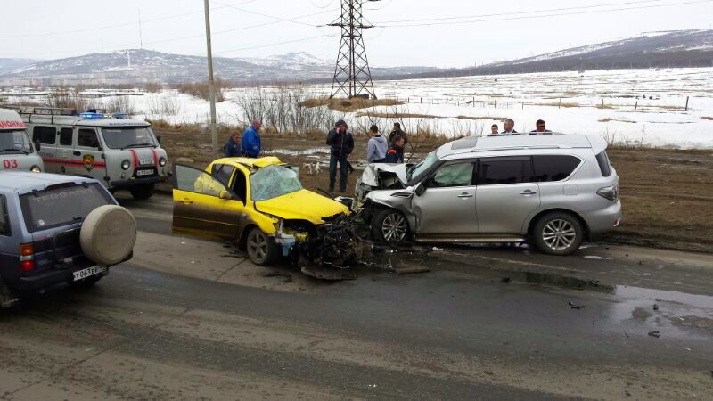 водитель автомобиля "Мазда 3" произвел выезд на полосу встречного движения, Фото с места события собственное