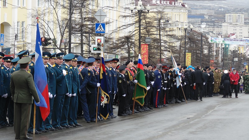 Праздник 9 мая отметили жители Магаданской области, Фото с места события собственное
