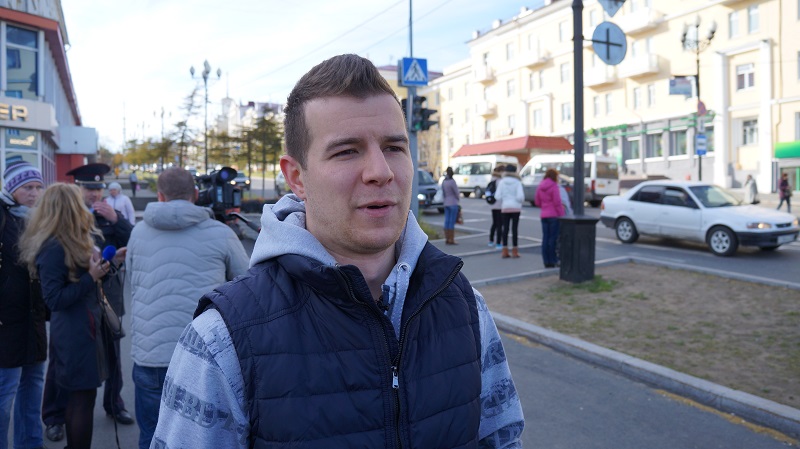 Руководитель танцевального центра On-Line Андрей Потапов, Фото с места события собственное