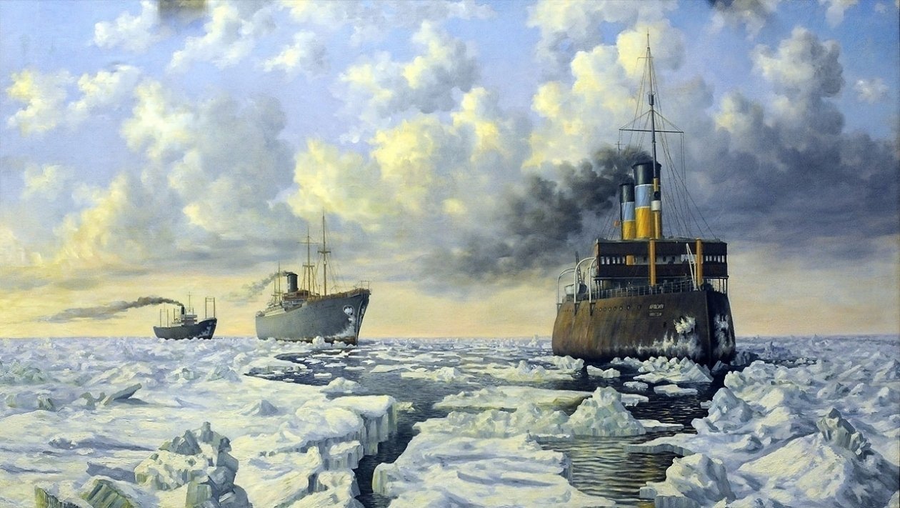 Картина &quotСталинский караван&quot, 1939 год kolymastory.ru