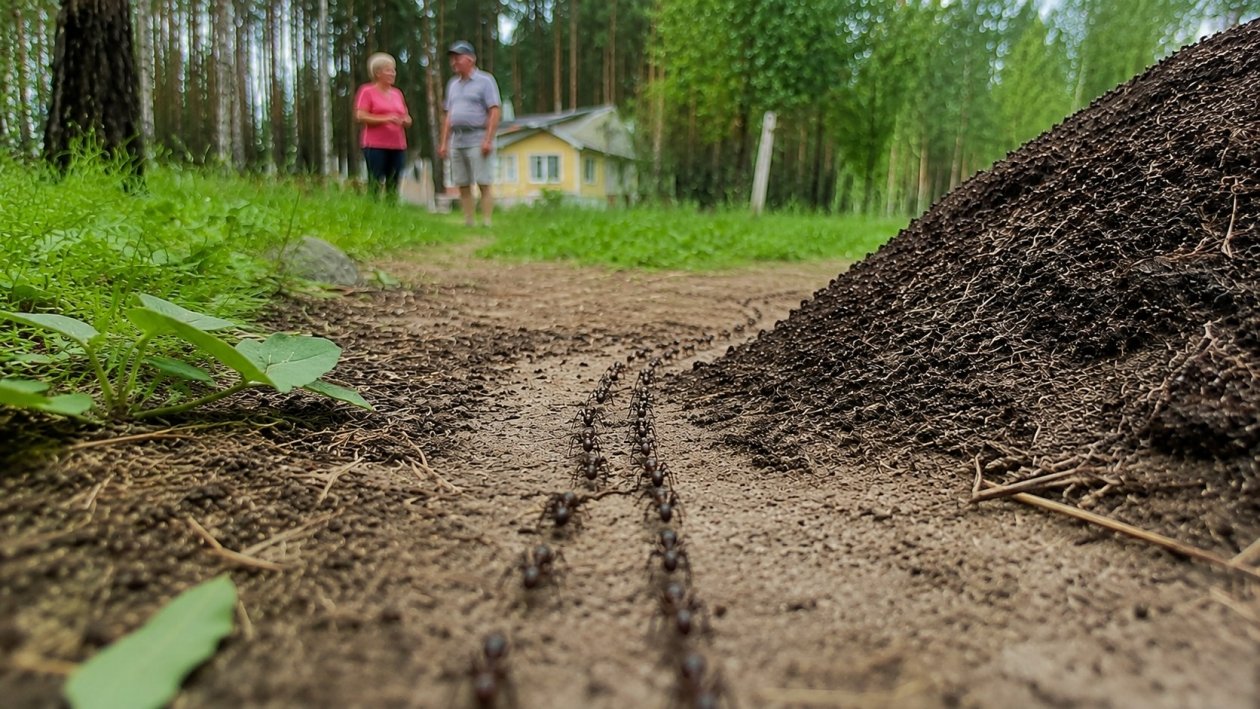 Муравьи уходят сами Создано ИИ