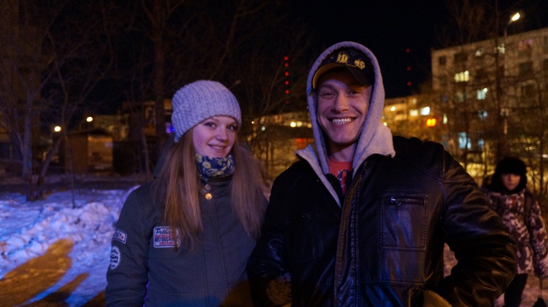 Алексей и Валерия Анохины, Фото с места события собственное