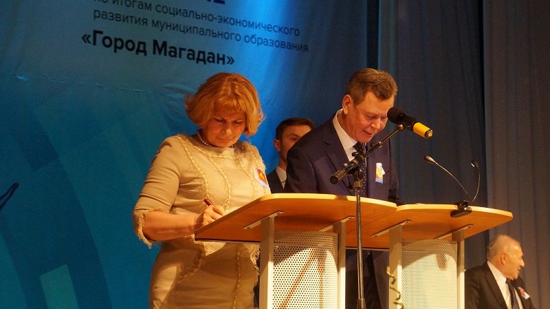 Сергей Абрамов и Ксения Суханкина, Фото с места события собственное